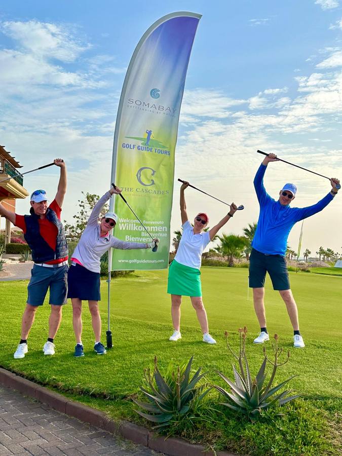 Jubel auf dem Golfplatz